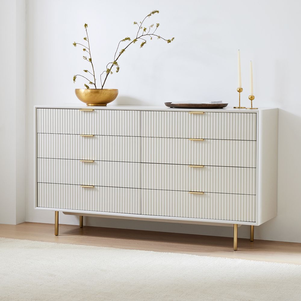 Quinn 8 Drawer Chest Modern Storage Solution West Elm UK